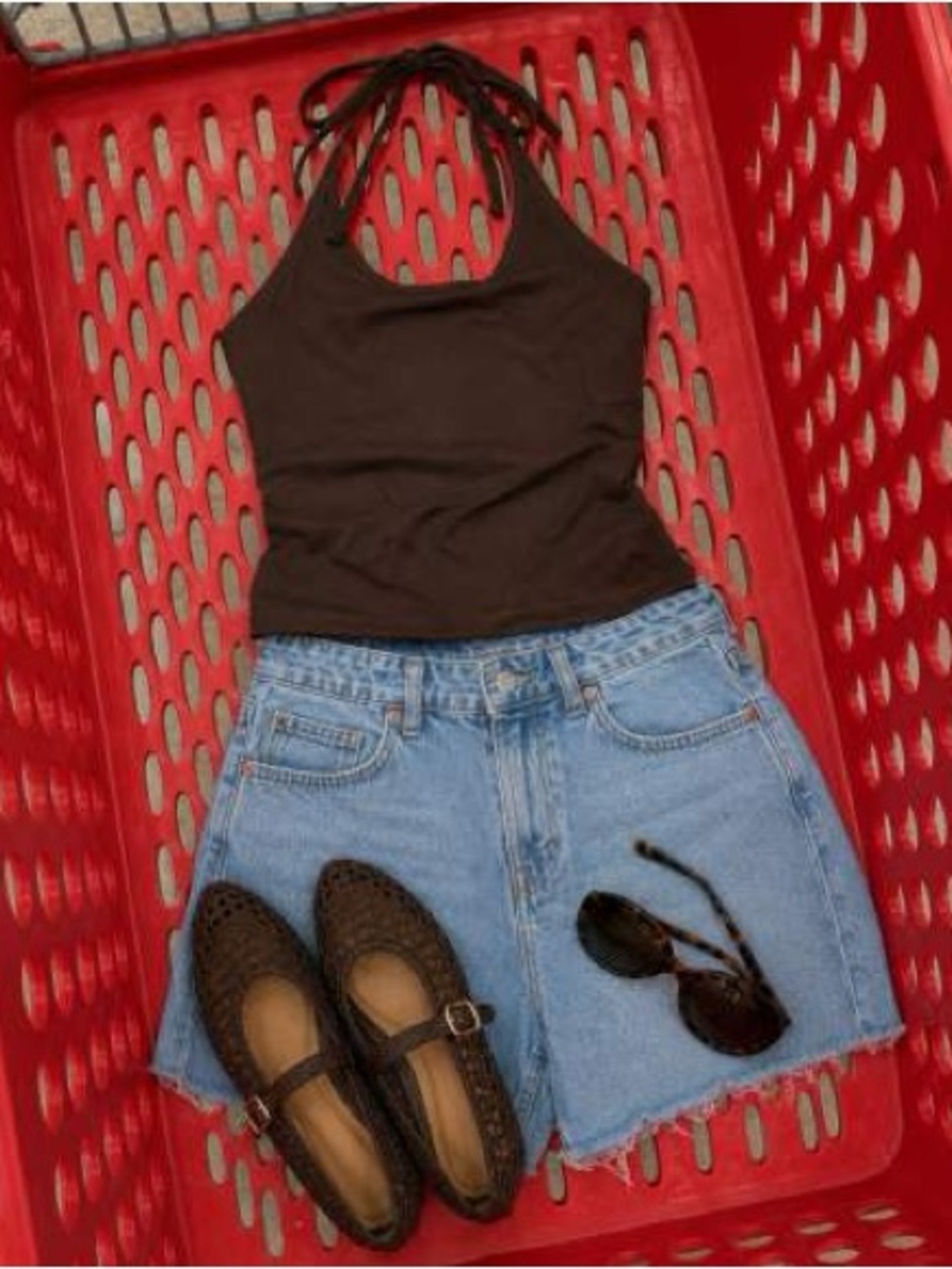 Wild Fable Butterbliss double lined Joy Halter Top in Dark Brown | NWOT - Picture 4 of 9